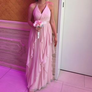 Beautiful bridesmaid, wedding guest or prom dress